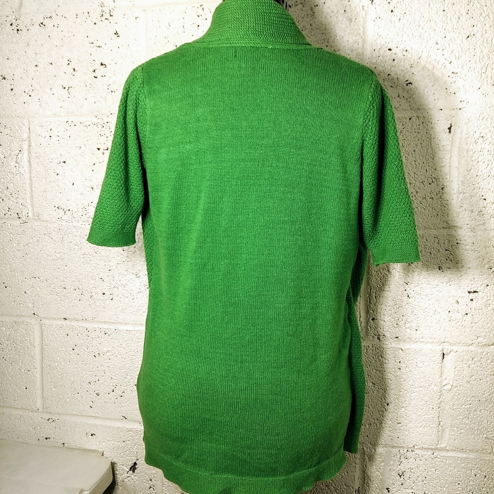 Apt. 9 Small Green Open Green Knit Cardigan W/ Top - Picture 6 of 11